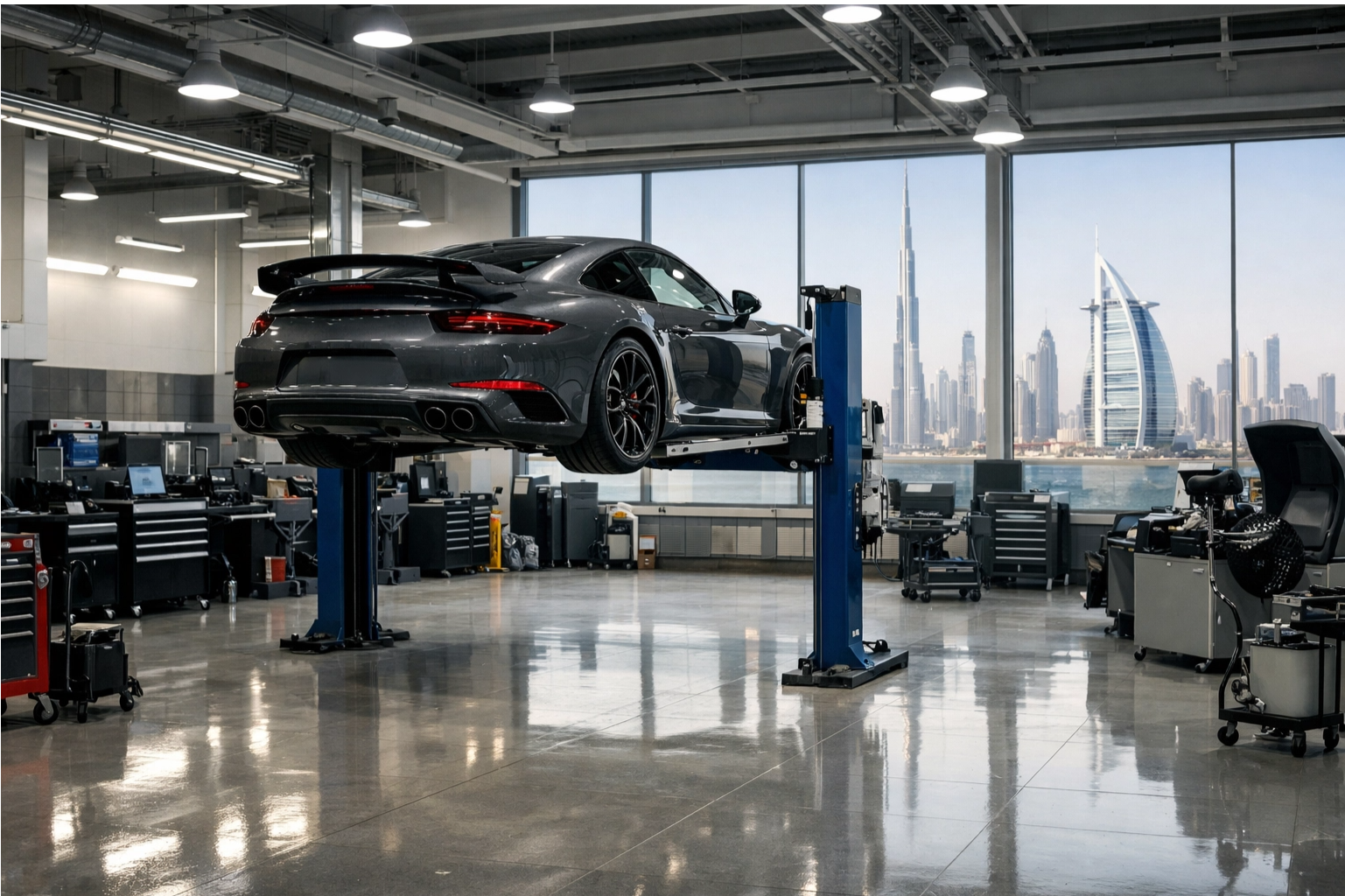 Car repair and diagnostics in Dubai