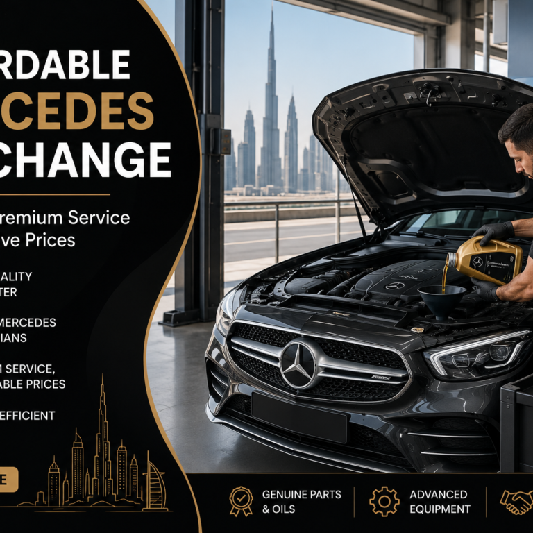 Affordable Mercedes Oil Change in Dubai