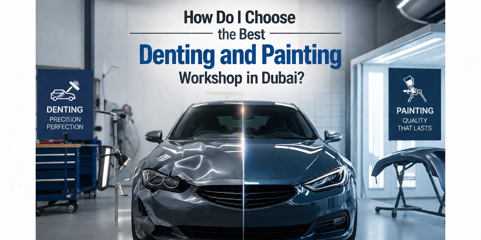 How Do I Choose the Best Denting and Painting Workshop in Dubai