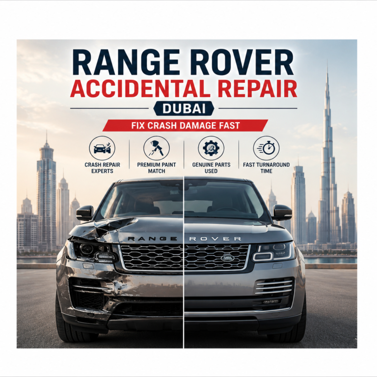 Range Rover Accidental Repair Dubai Fix Crash Damage Fast