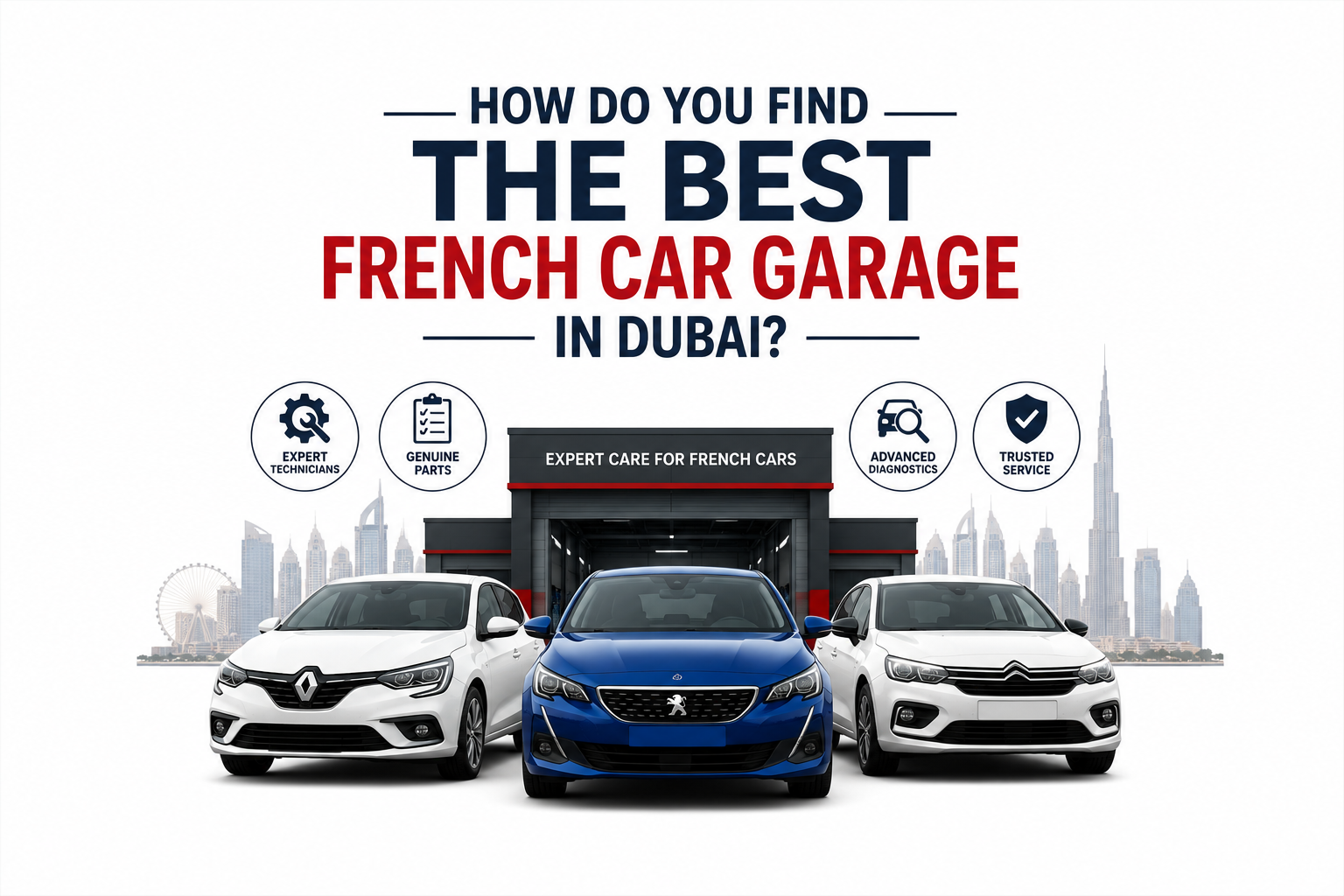 How Do You Find the Best French Car Garage in Dubai?