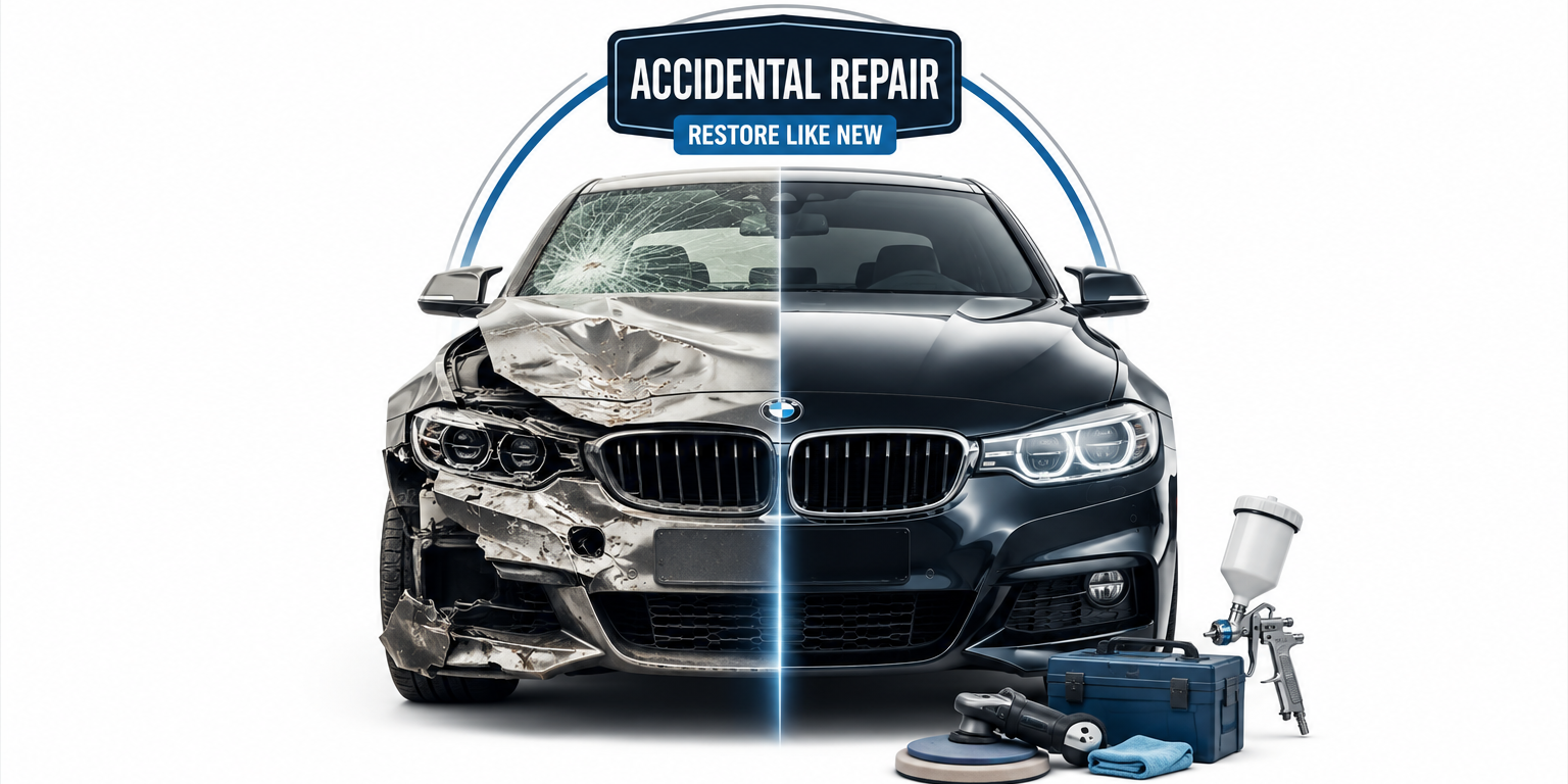 BMW Accidental Repair Dubai Restore Your Car Like New