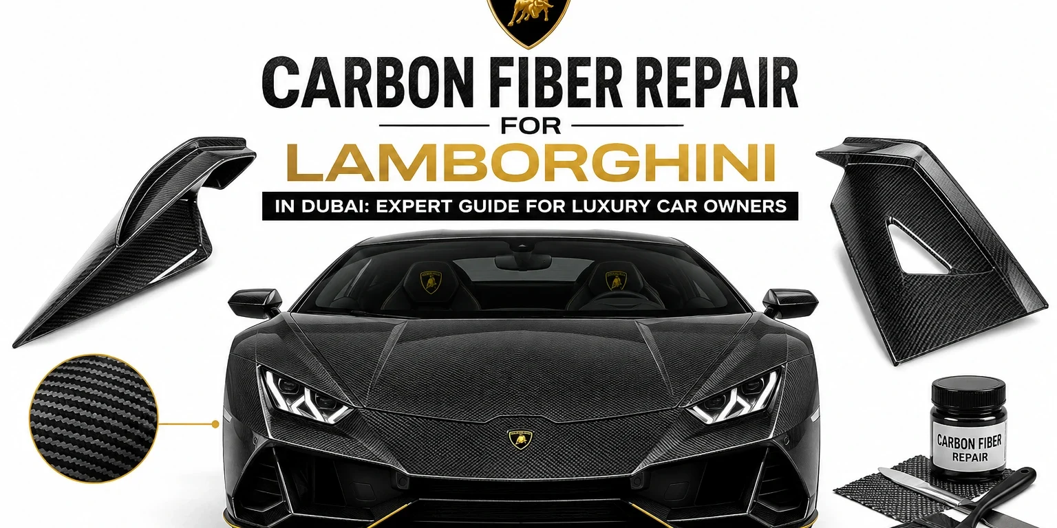 Carbon Fiber Repair for Lamborghini in Dubai