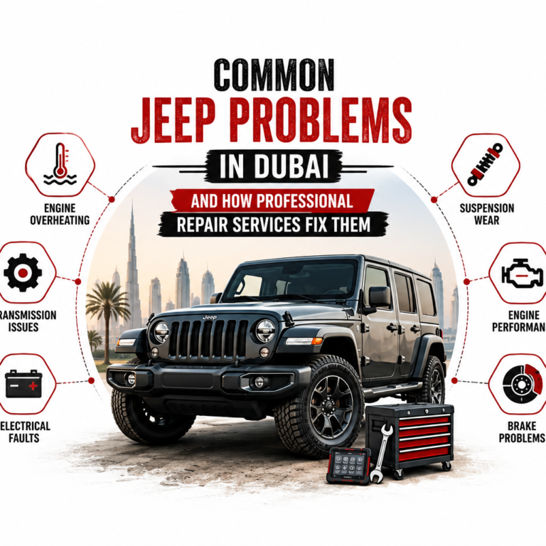 Common Jeep Problems in Dubai Common Jeep Problems in Dubai