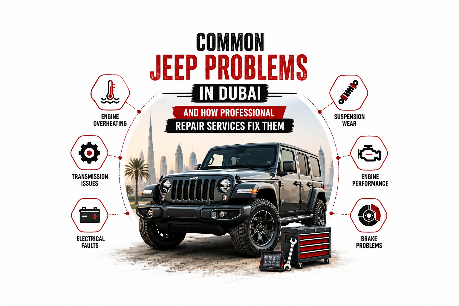 Common Jeep Problems in Dubai