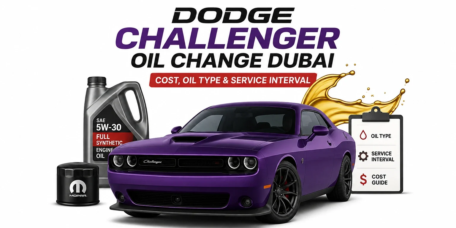 Dodge Challenger Oil Change Dubai Cost, Oil Type & Service Interval Dodge Challenger Oil Change Dubai Cost, Oil Type & Service Interval