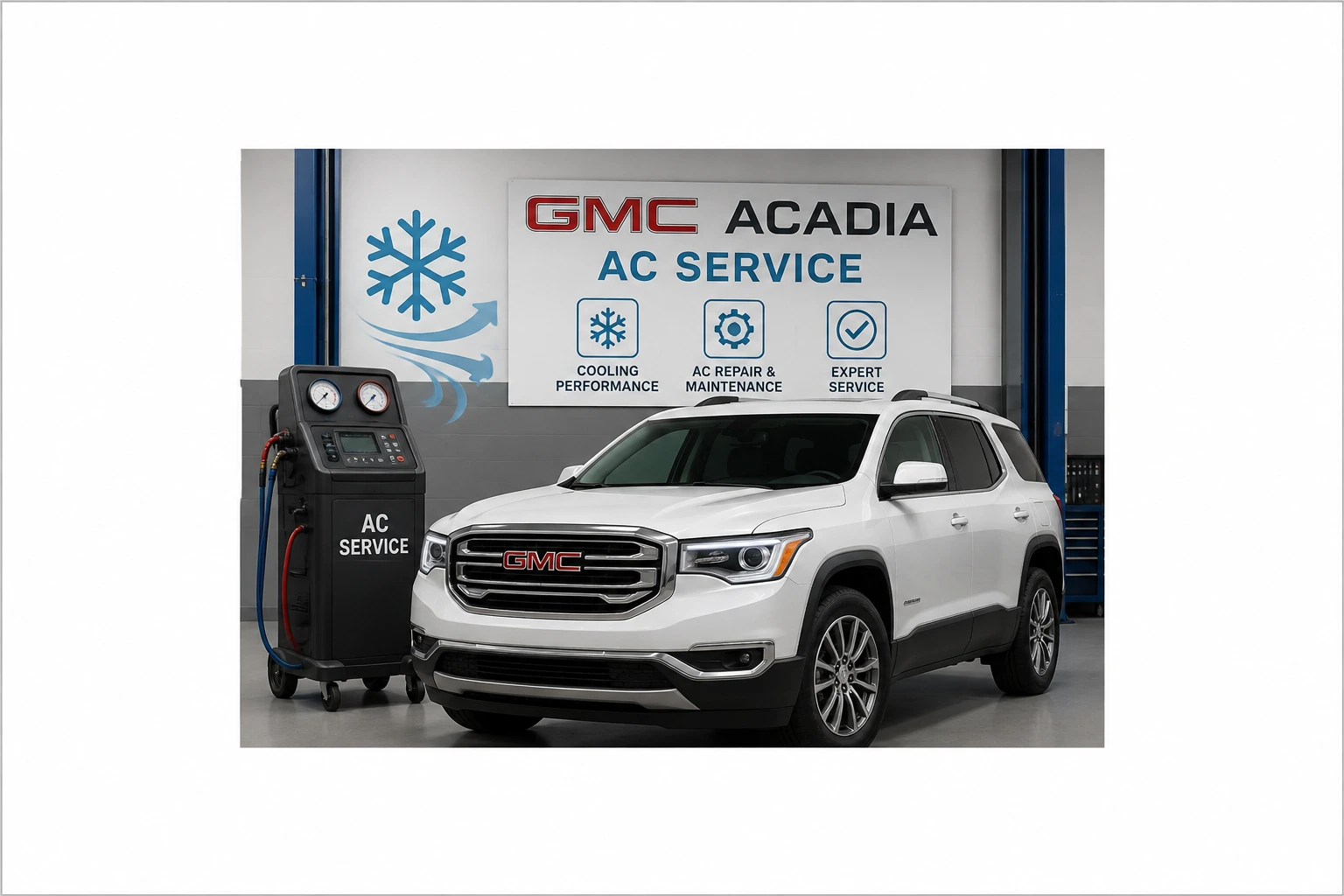 GMC Acadia AC Service in Dubai Cost, Common Problems GMC Acadia AC Service in Dubai Cost, Common Problems