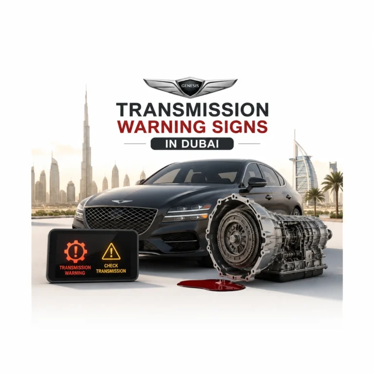 Genesis Transmission Warning Signs in Dubai
