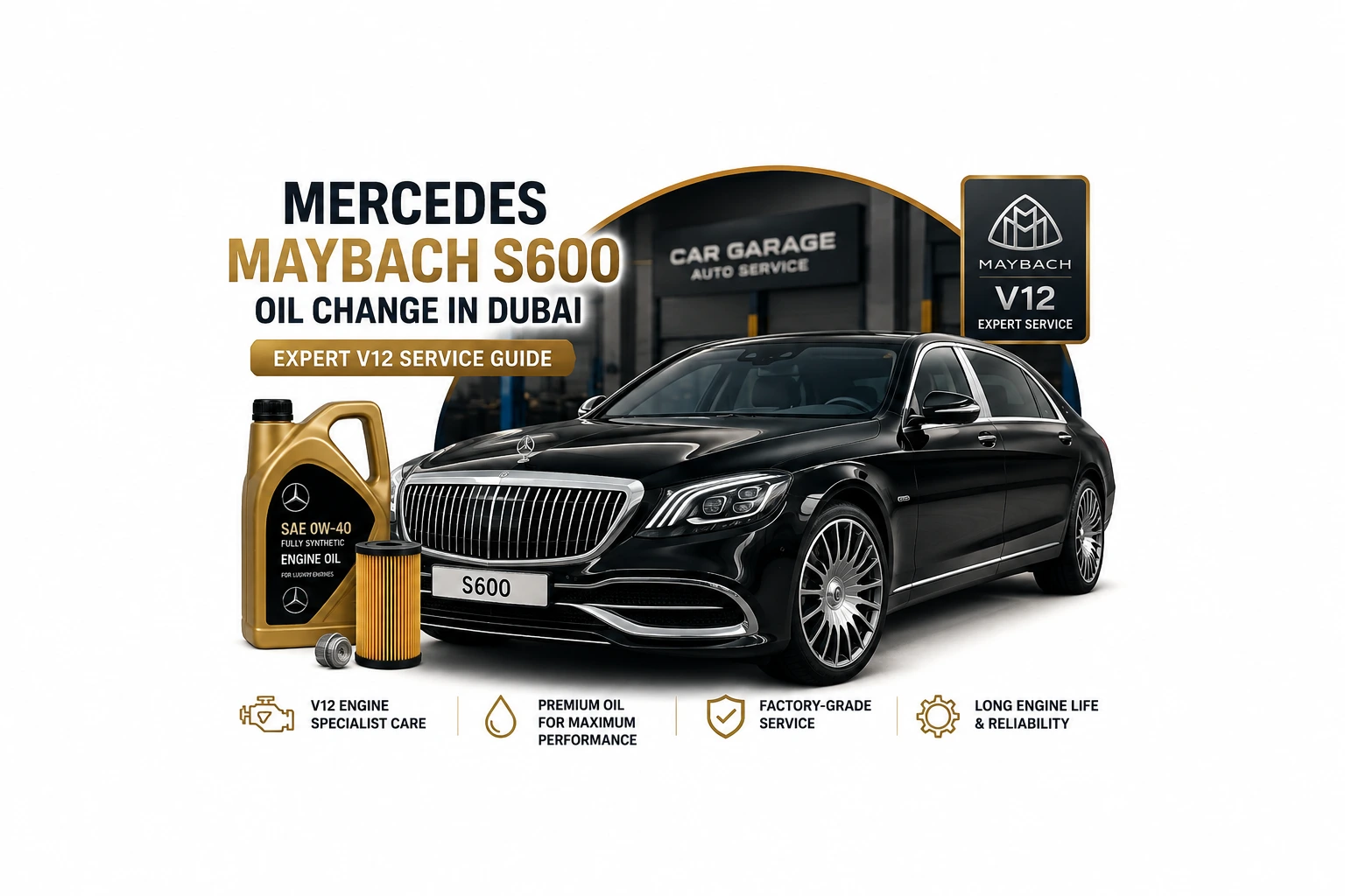 Mercedes Maybach S600 Oil Change