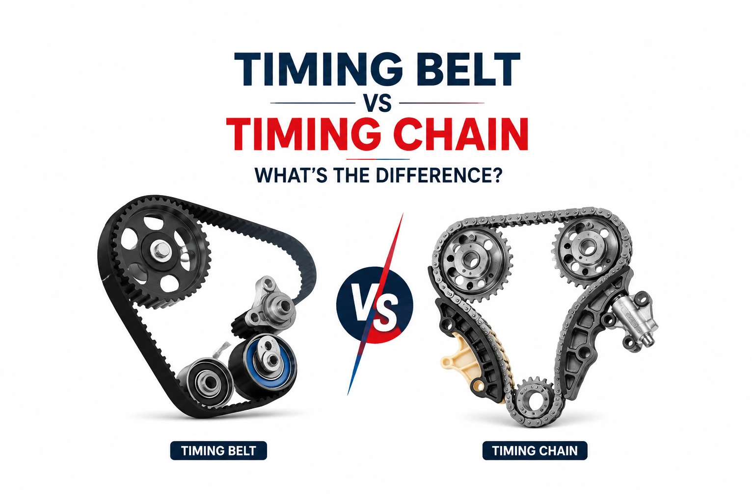 Timing Belt vs Timing Chain What’s The Difference Timing Belt vs Timing Chain What’s The Difference