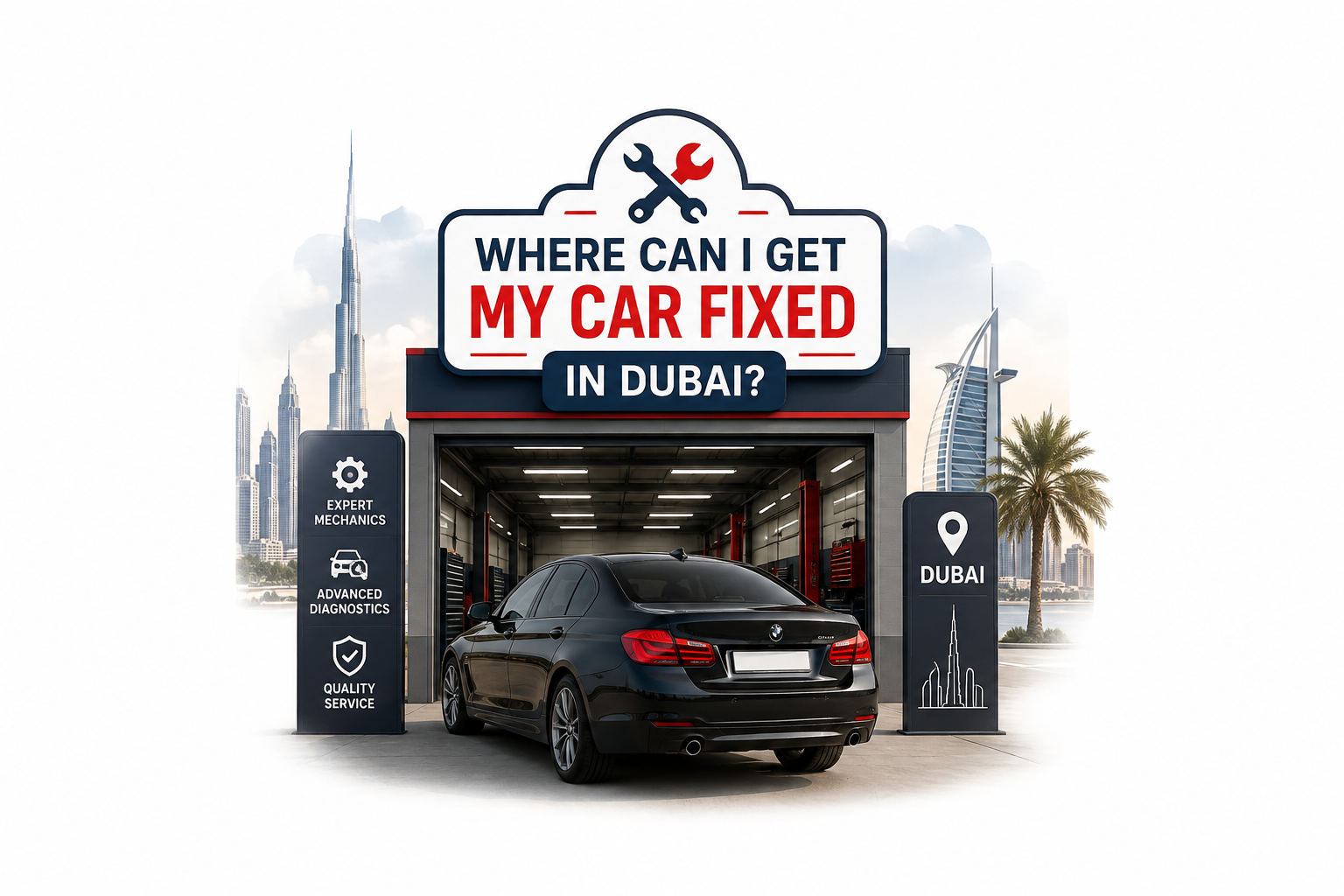 Where Can I Get My Car Fixed in Dubai