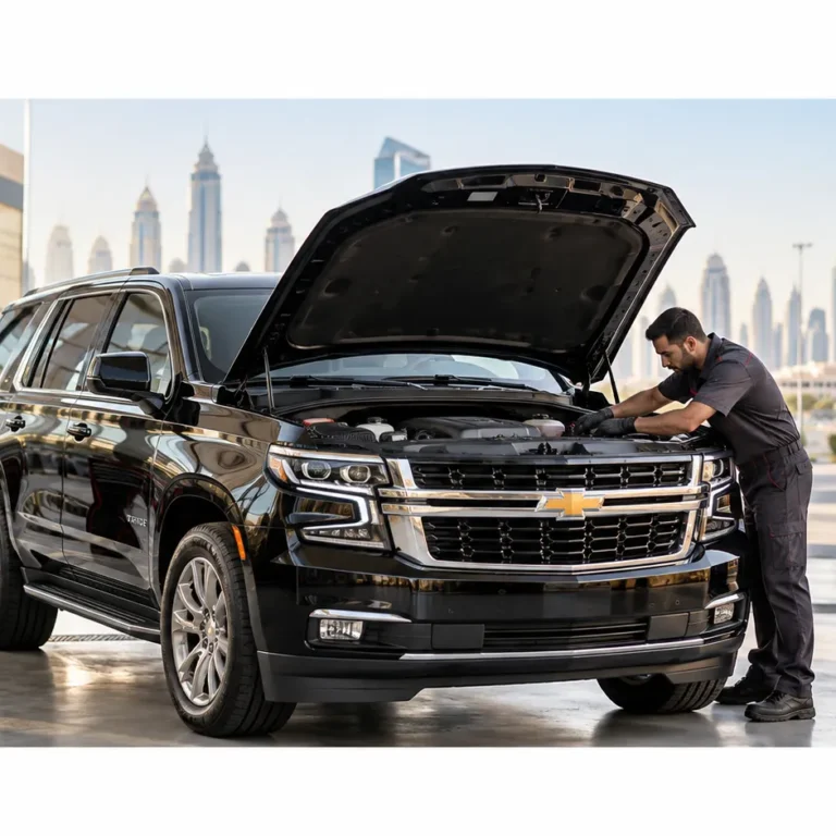 Chevrolet Tahoe Engine Oil Leak Repair in Dubai