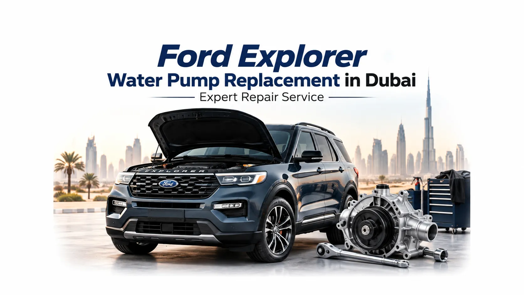 Ford Explorer Water Pump Replacement in Dubai Expert Repair Service Ford Explorer Water Pump Replacement in Dubai Expert Repair Service