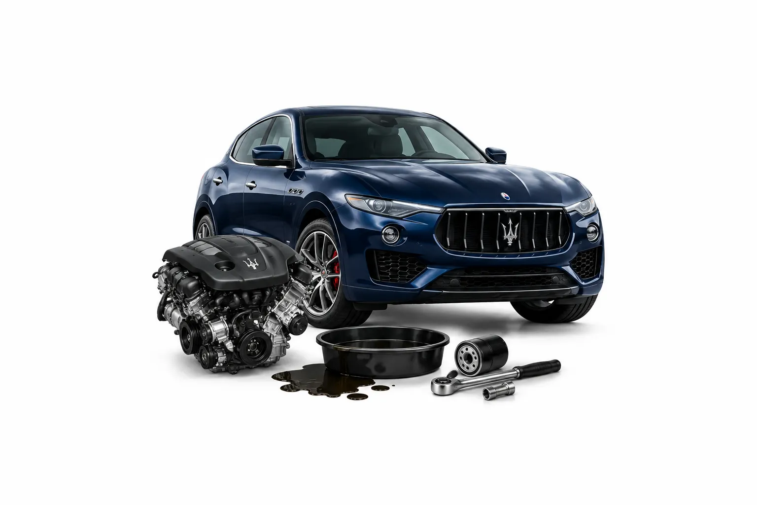 How Much Does Maserati Levante Engine Oil Leak Repair Cost in Dubai