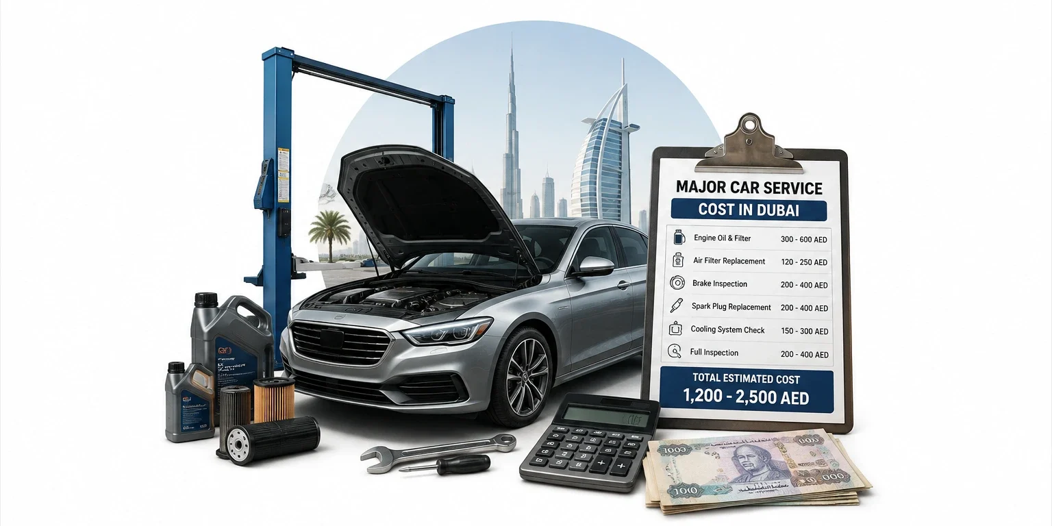 How Much Does a Major Car Service Cost in Dubai How Much Does a Major Car Service Cost in Dubai