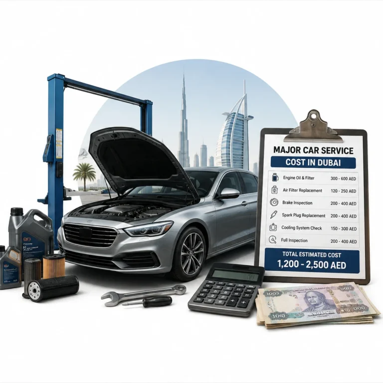 How Much Does a Major Car Service Cost in Dubai