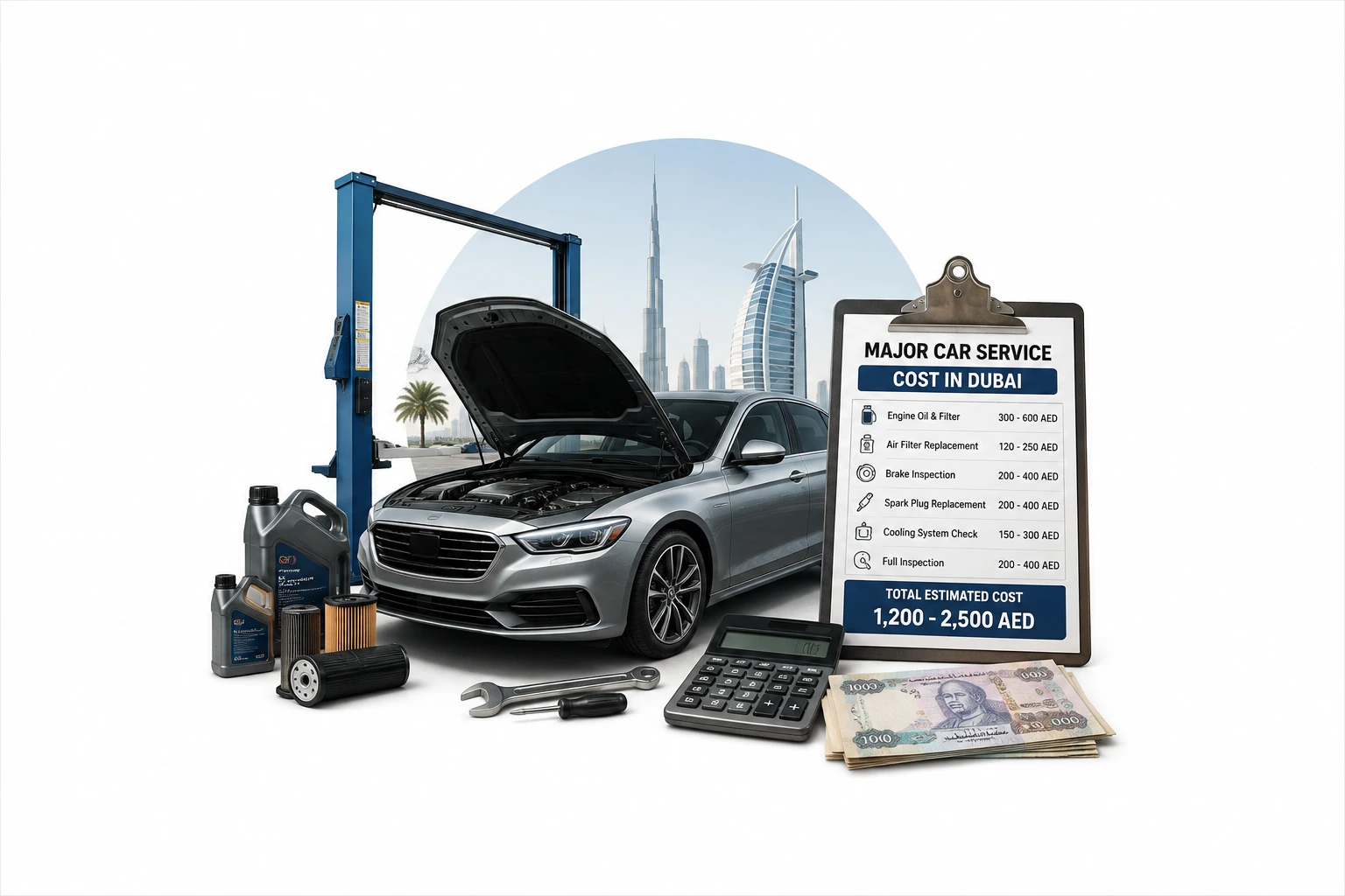 How Much Does a Major Car Service Cost in Dubai How Much Does a Major Car Service Cost in Dubai