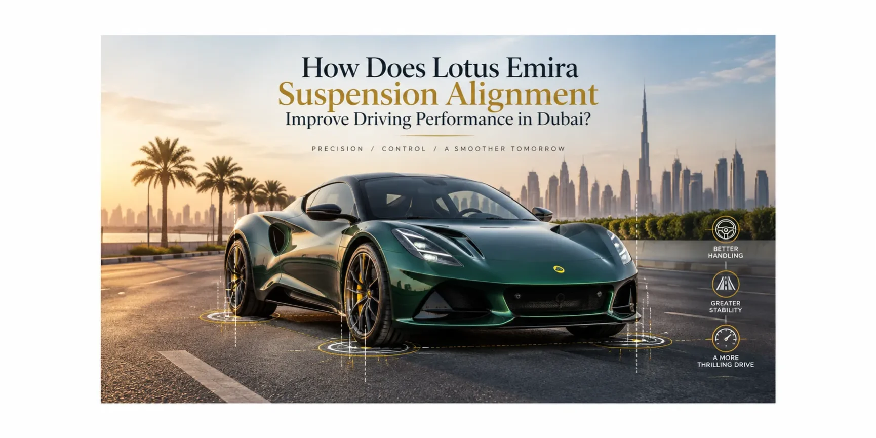 Lotus Emira Suspension Alignment