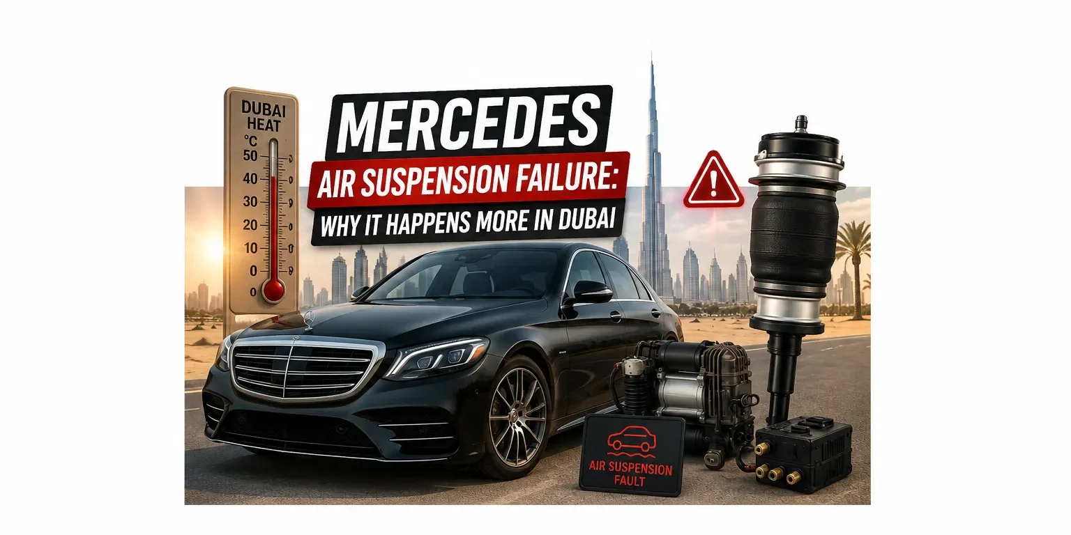 Mercedes Air Suspension Failure Why It Happens More in Dubai