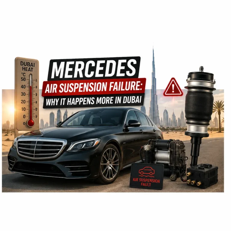 Mercedes Air Suspension Failure Why It Happens More in Dubai