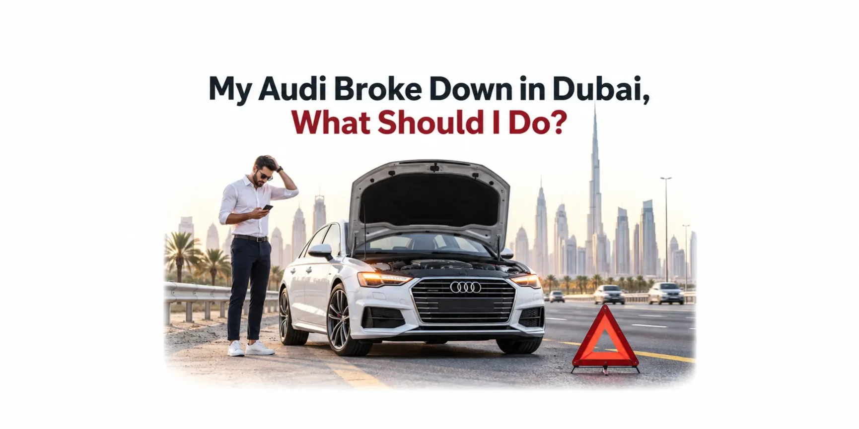 My Audi Broke Down in Dubai, What Should I Do