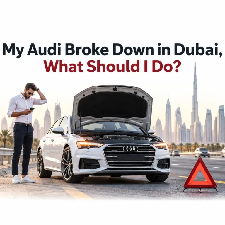 My Audi Broke Down in Dubai, What Should I Do My Audi Broke Down in Dubai, What Should I Do