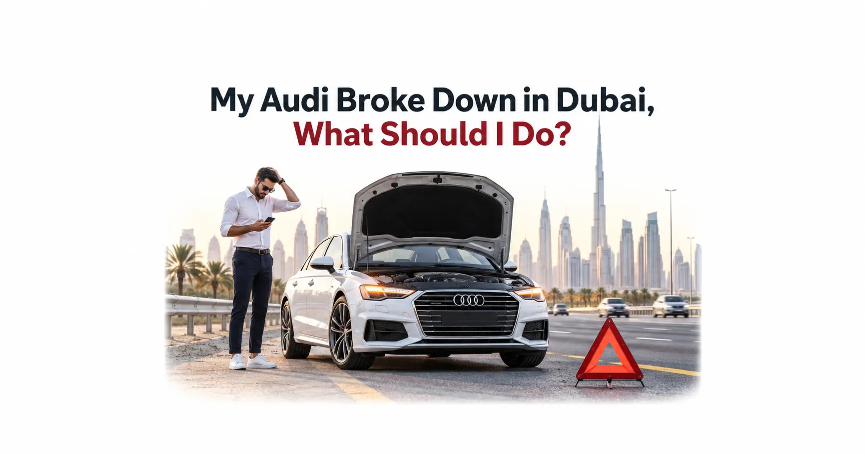 My Audi Broke Down in Dubai, What Should I Do