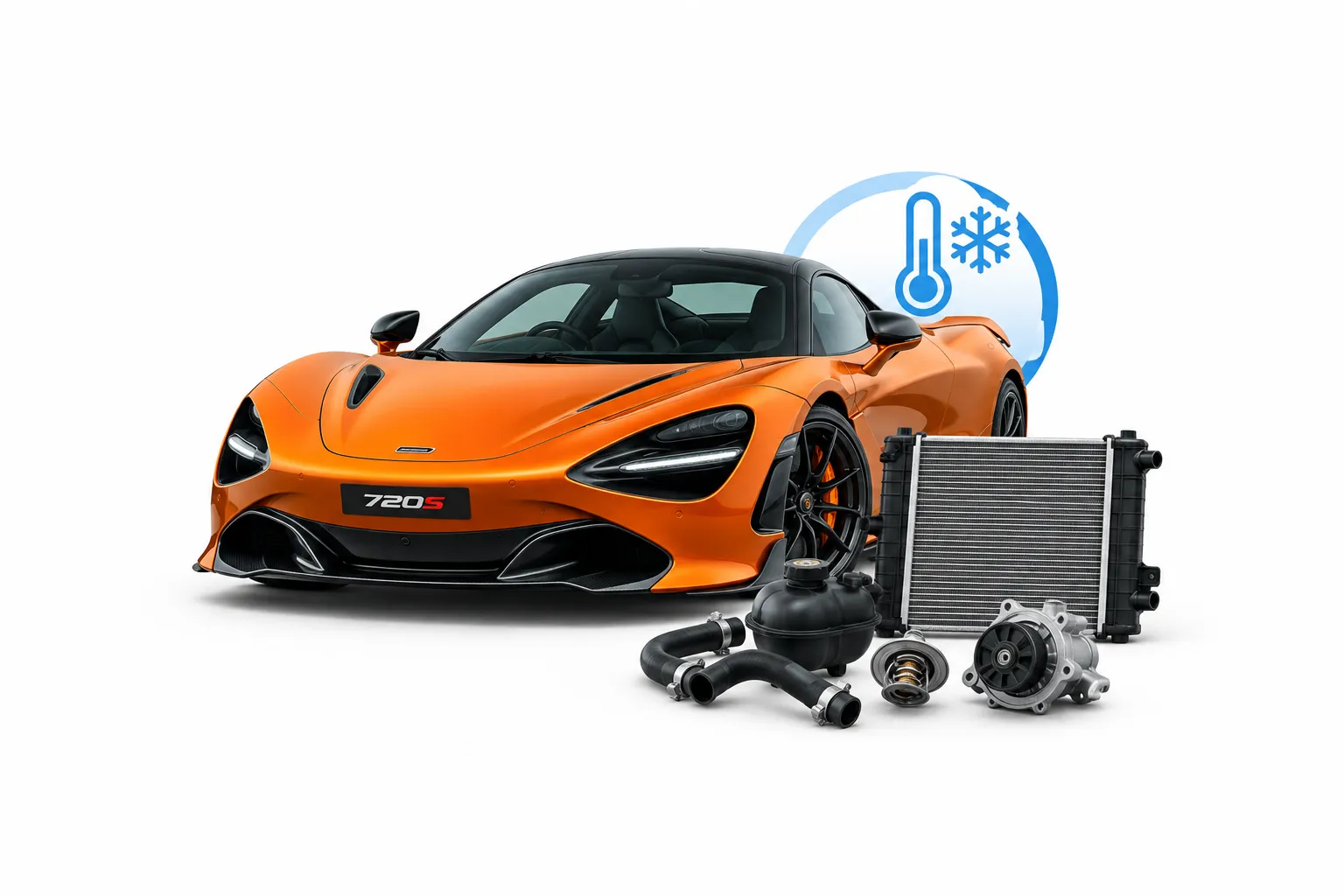 Professional McLaren 720S Cooling System Repair