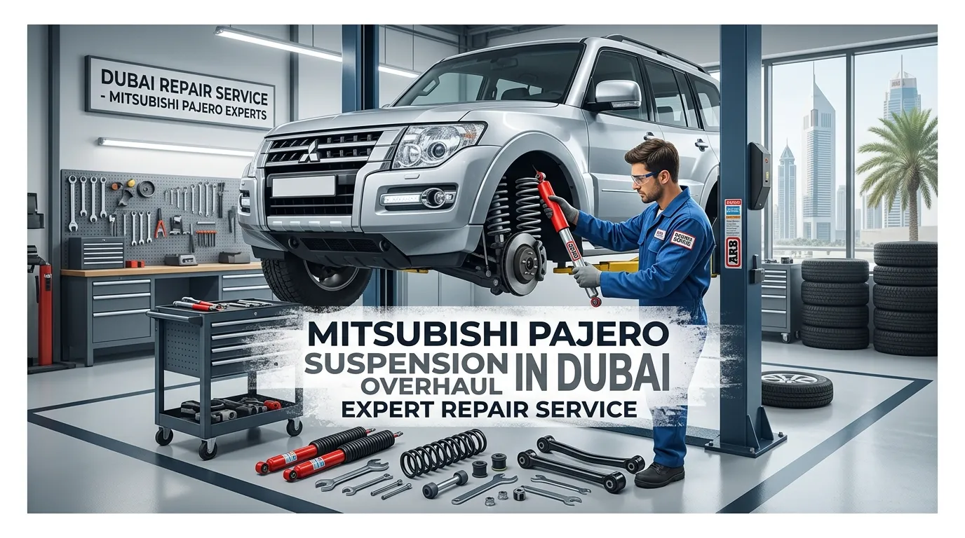 Mitsubishi Pajero Suspension Overhaul in Dubai Mitsubishi Pajero Suspension Overhaul in Dubai