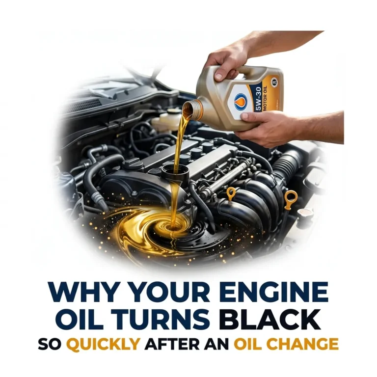 Why Your Engine Oil Turns Black So Quickly After an Oil Change